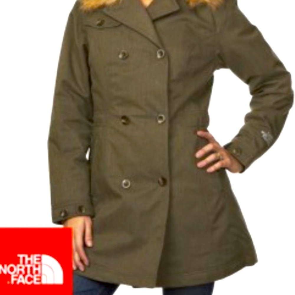 The north face trench coat